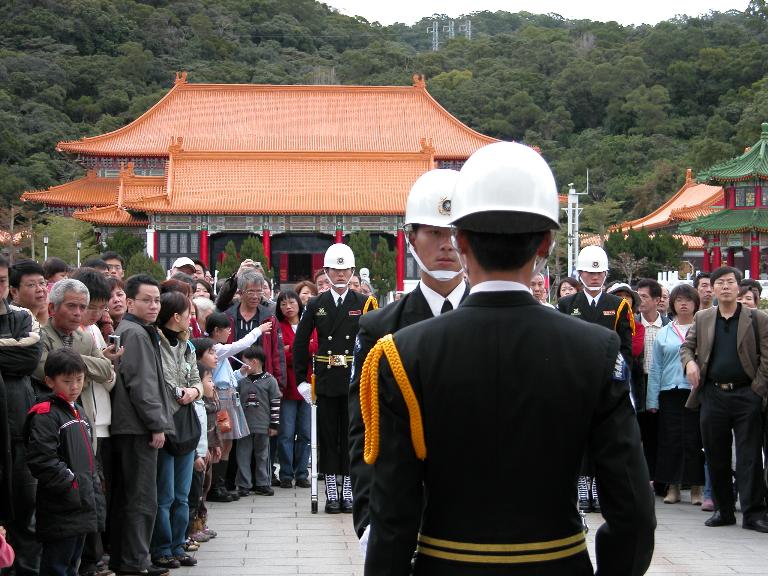 忠烈祠の衛兵